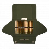 Alternative view of Bộ kim đan vòng gỗ oliu ADDI CLICK NATURE OLIVE WOOD INTERCHANGEABLE CIRCULAR KNITTING NEEDLE SET 570-2