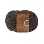 Cuộn len sợi lông cừu Merino pha lạc đà Alpaca màu tự nhiên không nhuộm Gazzal Baby Alpaca Pure Color - Ảnh 10