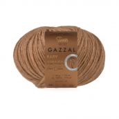 Cuộn len sợi lông cừu Merino pha lạc đà Alpaca màu tự nhiên không nhuộm Gazzal Baby Alpaca Pure Color - Ảnh 8