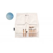 Bộ kim đan vòng thay dây bằng tre Seeknit Curve Koshitsu IC 10 cm / 4" First set / Seeknit Case Mini Off-white 60243