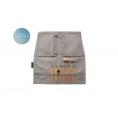 Bộ kim đan vòng thay dây bằng tre SeeKnit Curve Koshitsu IC 10cm / 4" First set / Seeknit Case 2 Mini Gray 60242